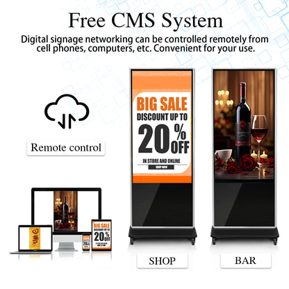 50'' Digital Signage Interactive Touchscreen Display Kiosk