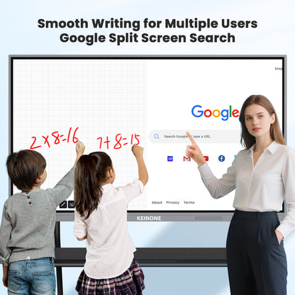 65 inch Smart Board 8+128 – Android 14, Windows 10 dual system 4K Interactive Flat Panel
