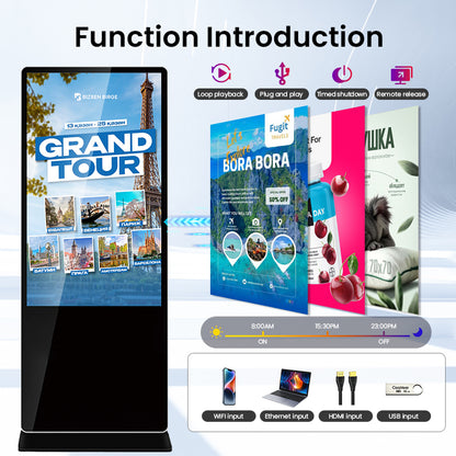 50'' Digital Signage Interactive Touchscreen Display Kiosk