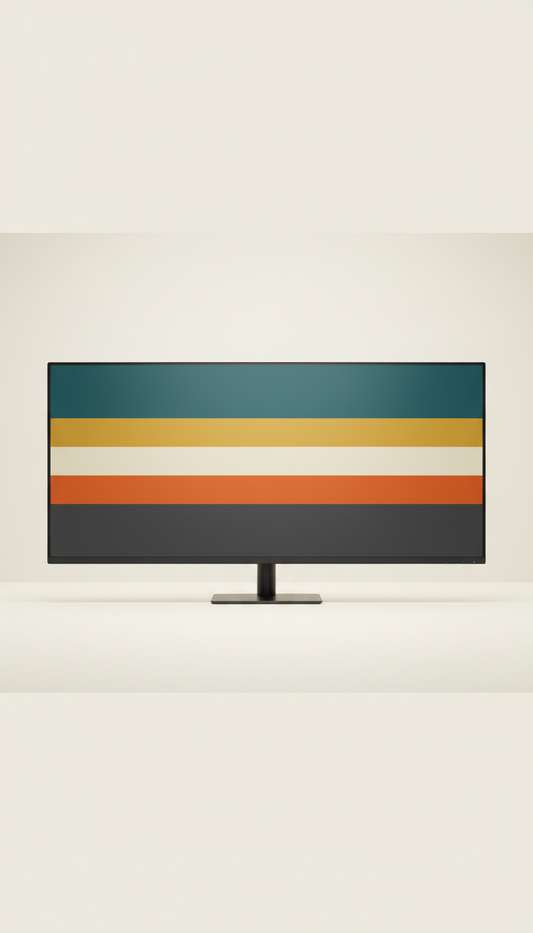 Ultra-wide panoramic display for immersive spaces