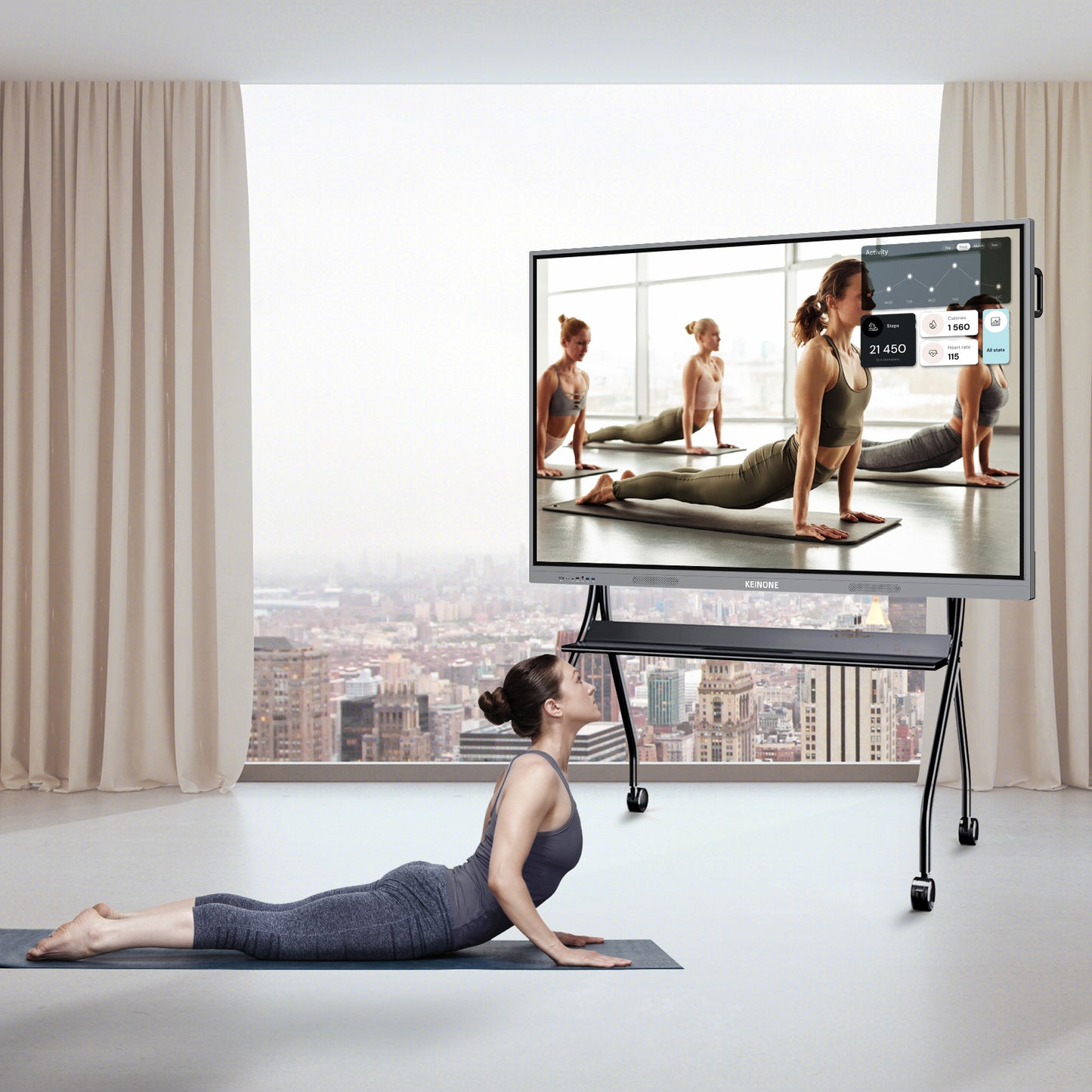 Smart Board Interactive Displays, Google EDLA-Certified Smart Whiteboard for Classrooms