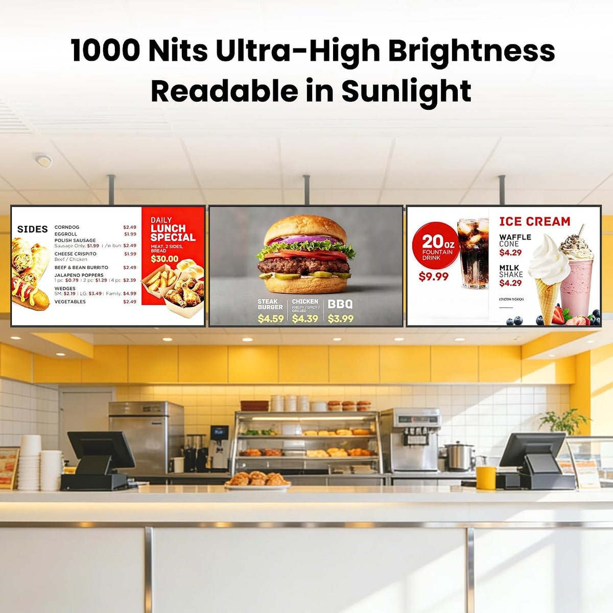 55-Inch 4K Digital Signage Display - KEINON