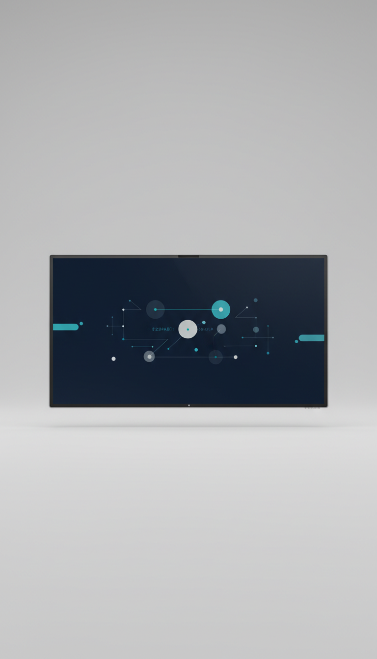 Ultra-wide interactive smart board display