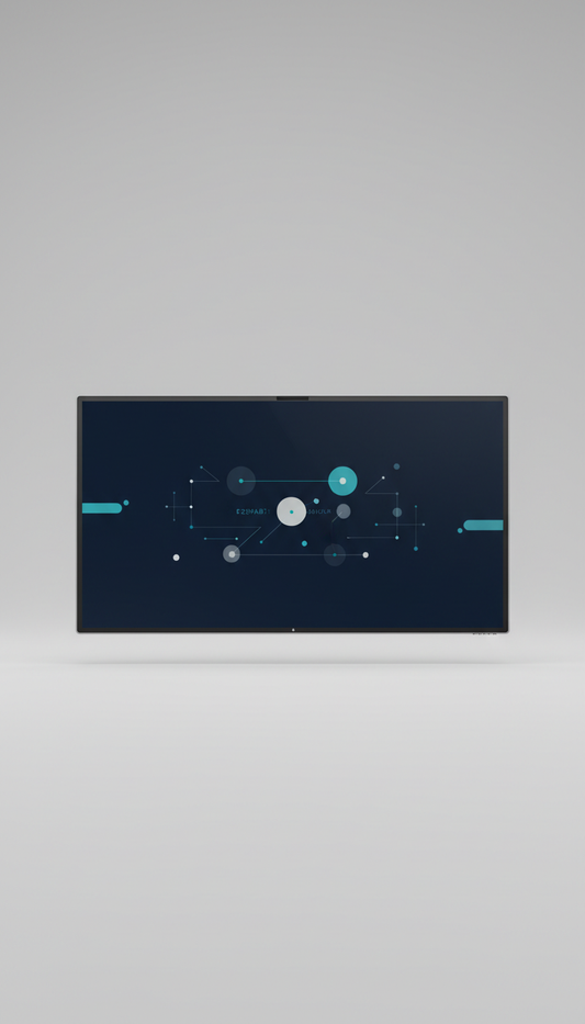 Ultra-wide interactive smart board display