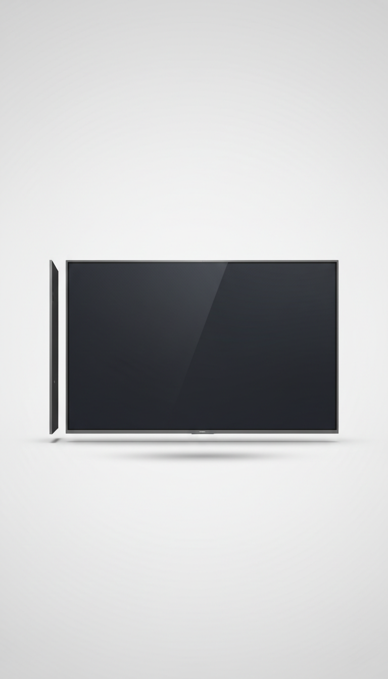 Ultra-thin 75-inch commercial display
