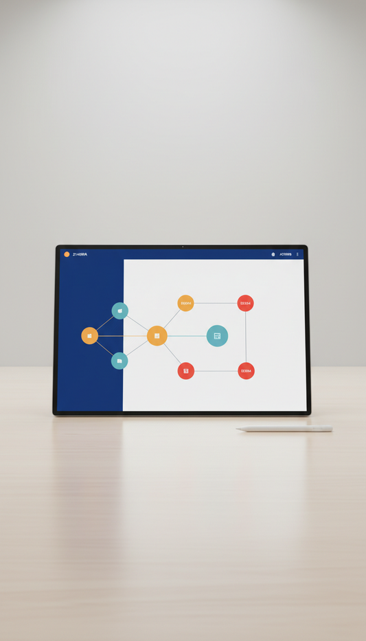 Collaboration suite app with live sync