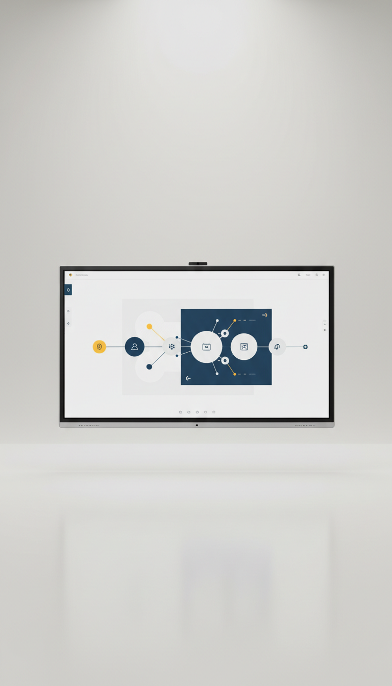 65-Inch Interactive Glass Display