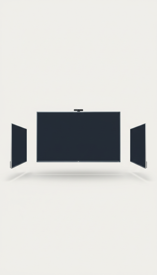 Custom-sized ultra-wide conference room display