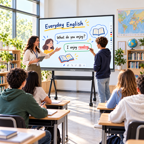 110-Inch 4K Interactive Smart Board for Auditorium & Training - KEINONE square main image