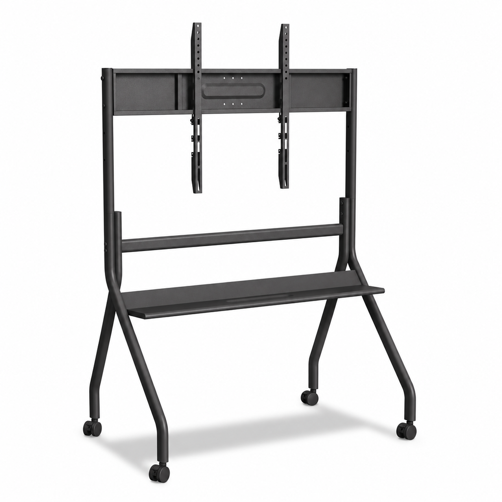 55" - 65" Mobile Stand for Smart Board or LCD Monitor - Black square main image