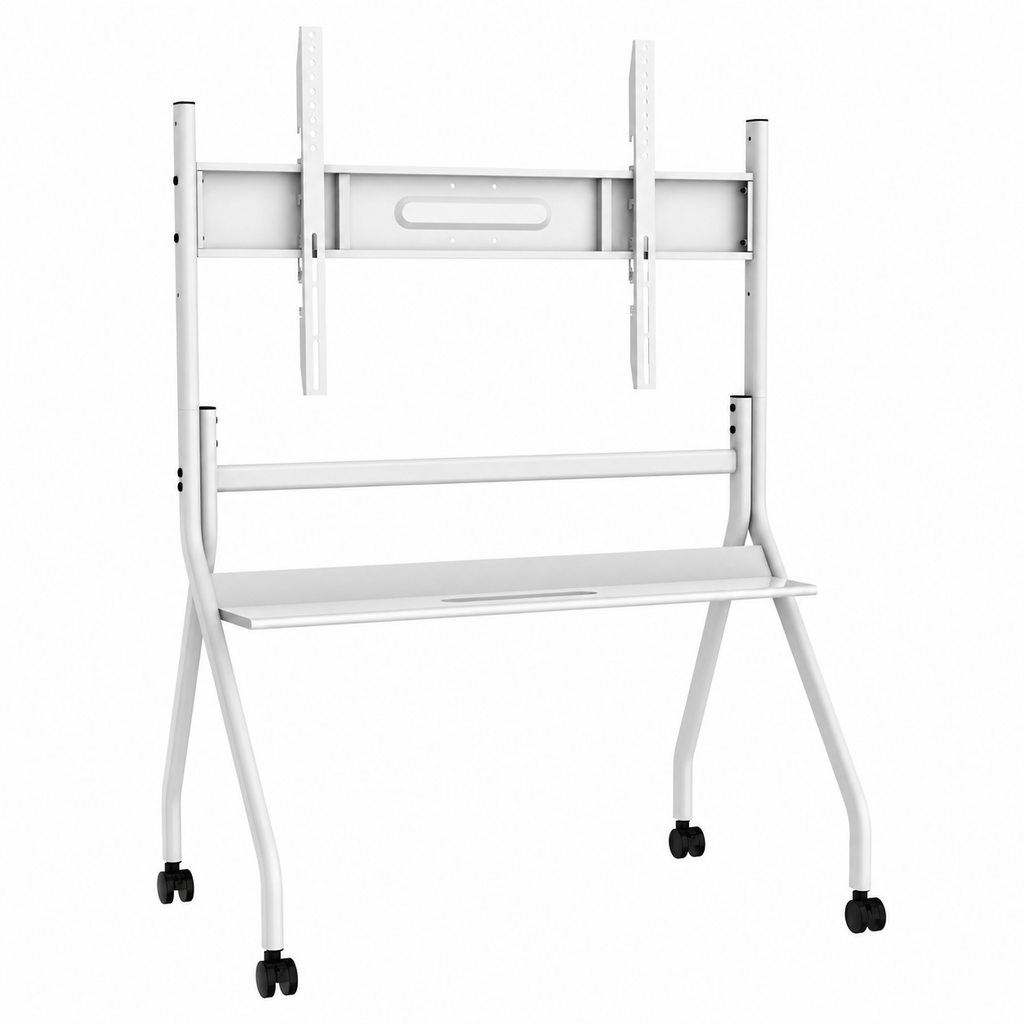 55"-65" Smart Board Stand for Interactive Whiteboard - White square main image