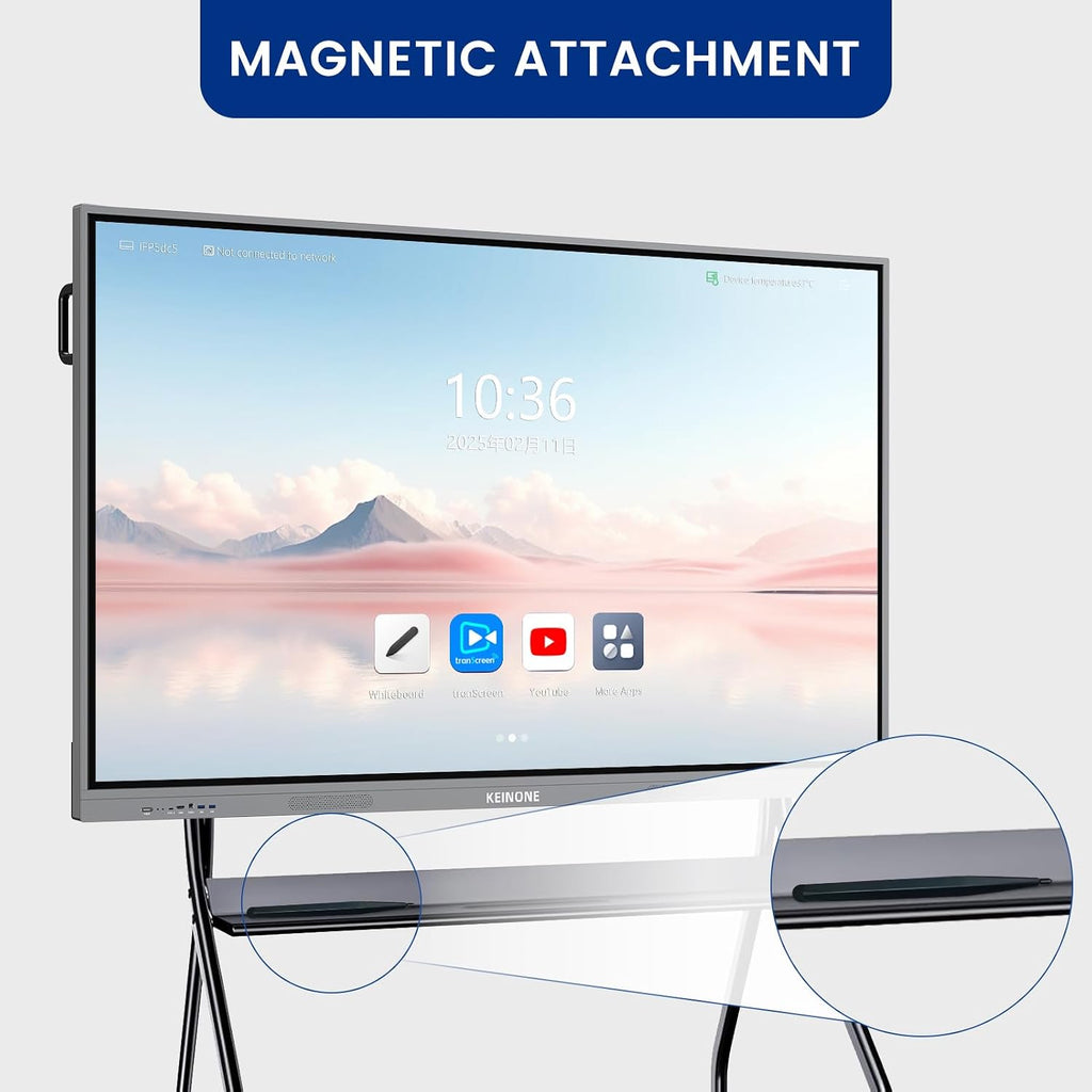 Black KEINONE touch stylus magnetic attachment