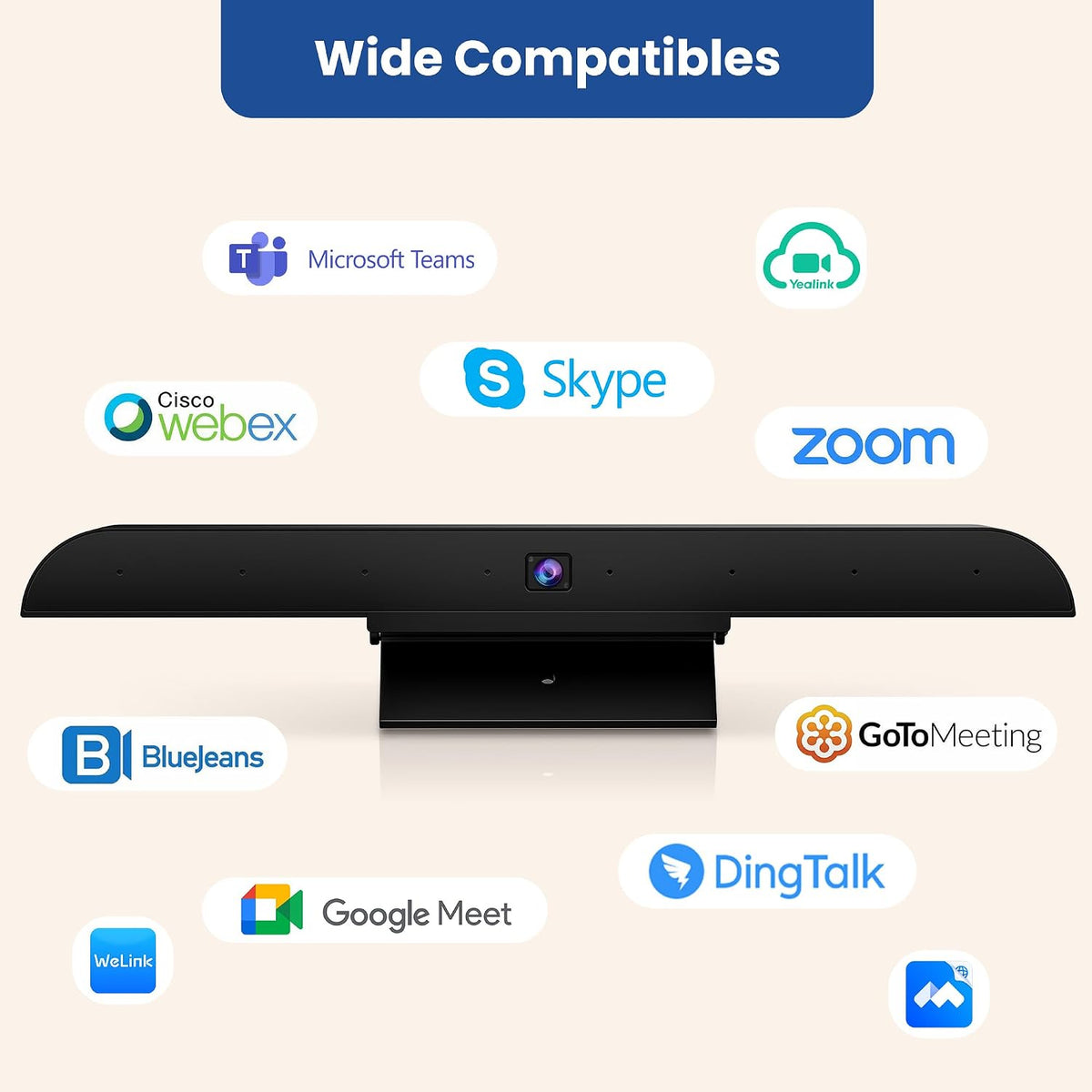 USB conference camera compatibility with Microsoft Teams and Zoom